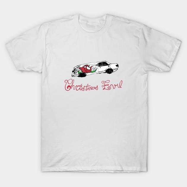 Christmas Evil T-Shirt by Henrico